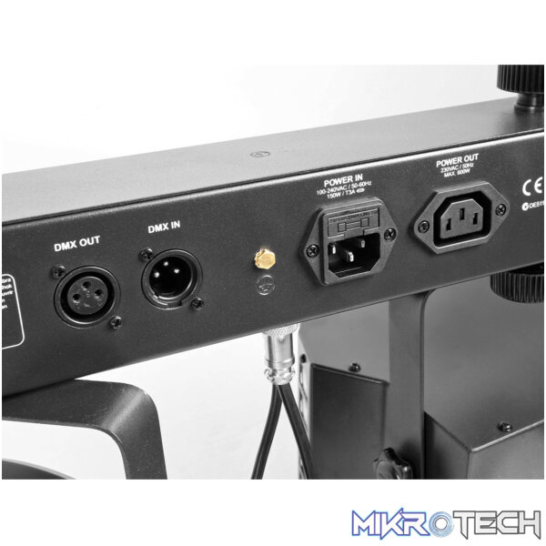 Beamz Led Showbar With Par Butterfly Laser And Strobe 4X 1W Led 12X 8W Rgbwuv - Image 5