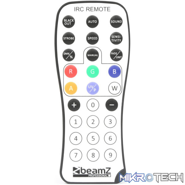 Beamz Led Showbar With Par Butterfly Laser And Strobe 4X 1W Led 12X 8W Rgbwuv - Image 7