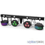 Beamz Showbar Free With Par Derby And Strobe 4X 1W Led 6X 4W Rgbw - Image 2