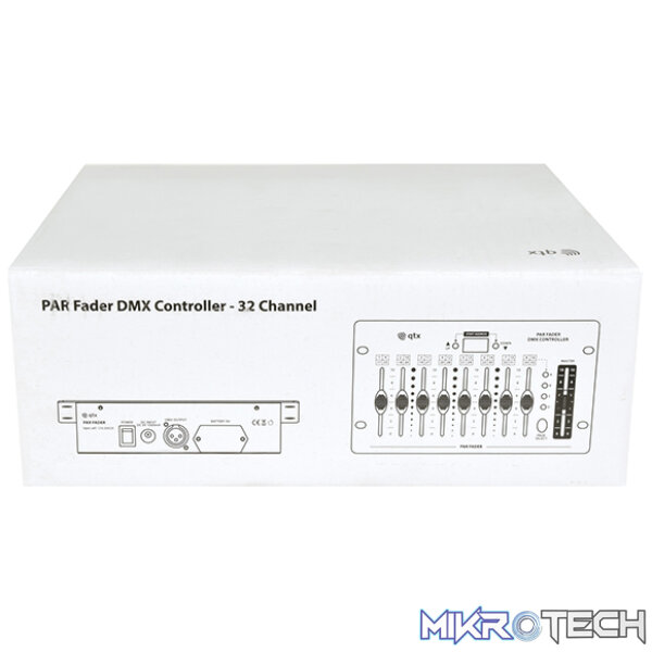 Qtx - Par Fader Dmx Lighting Controller 32 Channel - Image 4
