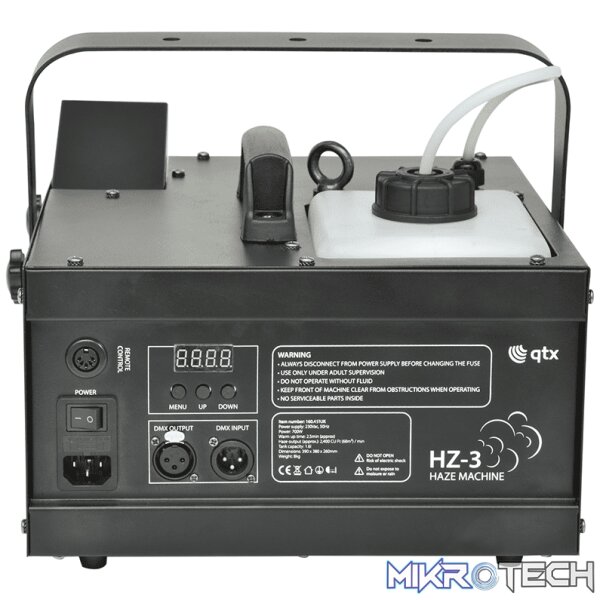 Qtx - Hz-3 Hazer With Timer And Dmx 700W - Image 6
