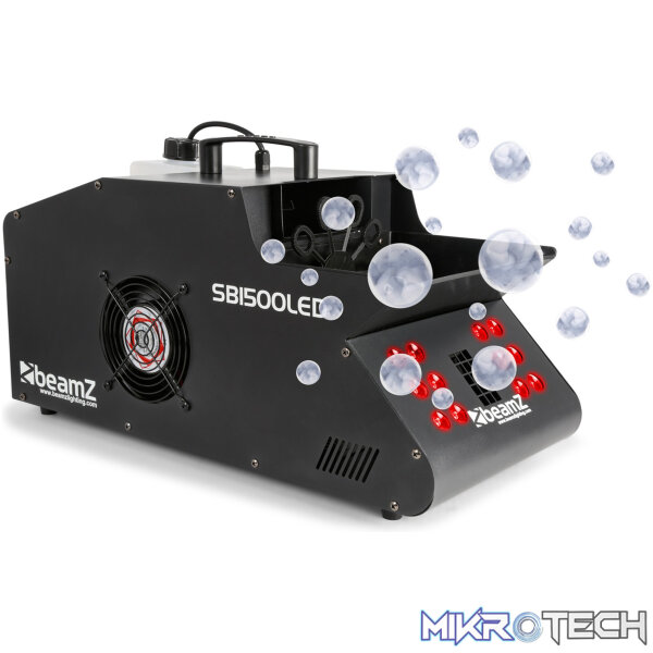 160524B_1 Beamz - Sb1500Led Smoke & Bubble Machine Rgb Leds - Image 1