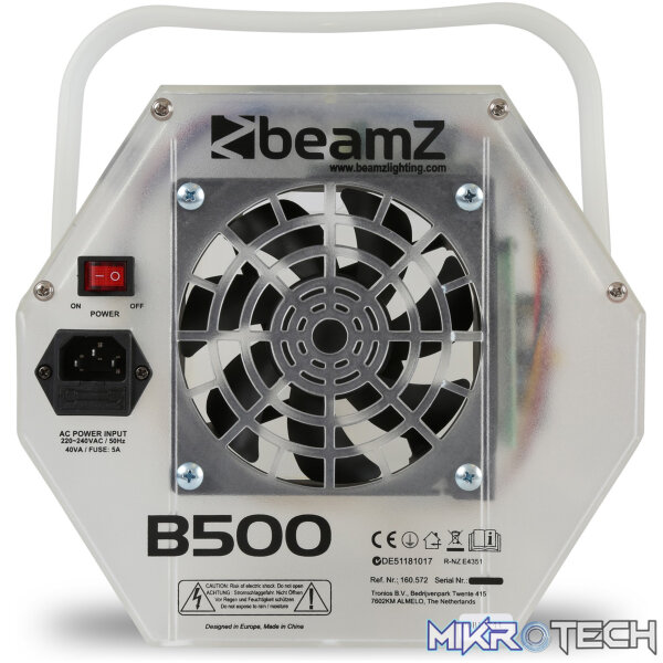 Beamz - B500Led Bubble Machine Medium Led Rgb - Image 2