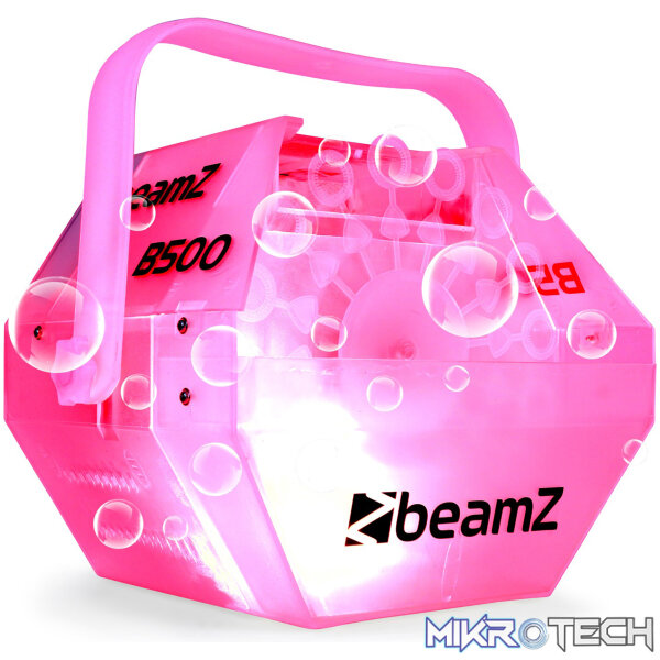 Beamz - B500Led Bubble Machine Medium Led Rgb - Image 3