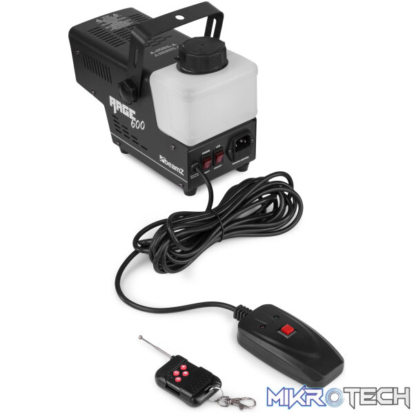 Beamz - Rage600Led Smoke Machine With Wireless Controller - Image 7