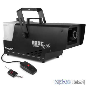 Beamz - Rage1000 Snow Machine With Wireless Controller