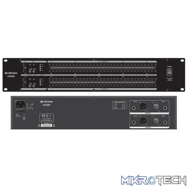 Citronic - Ceq231 Dual 31-Band Graphic Eq - Image 4