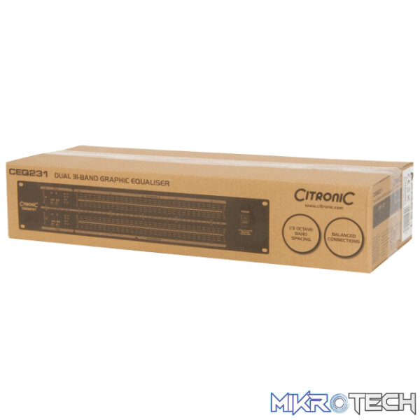 Citronic - Ceq231 Dual 31-Band Graphic Eq - Image 5