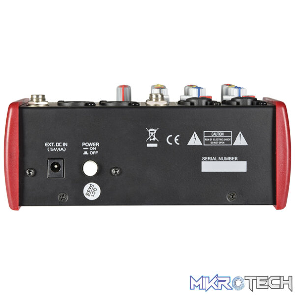 Citronic - Csm-4 Music Mixer With Bt/Usb/Mp3 - Image 4