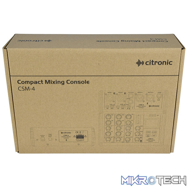 Citronic - Csm-4 Music Mixer With Bt/Usb/Mp3 - Image 5