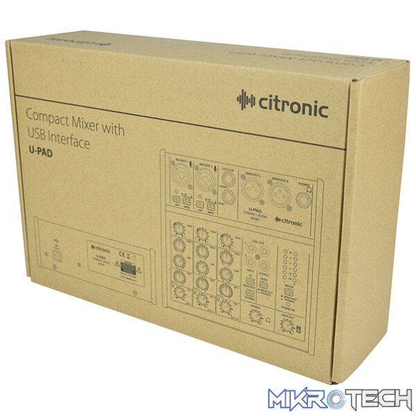 Citronic - Qtx - U-Pad Compact Music Mixer Usb Interface - Image 7