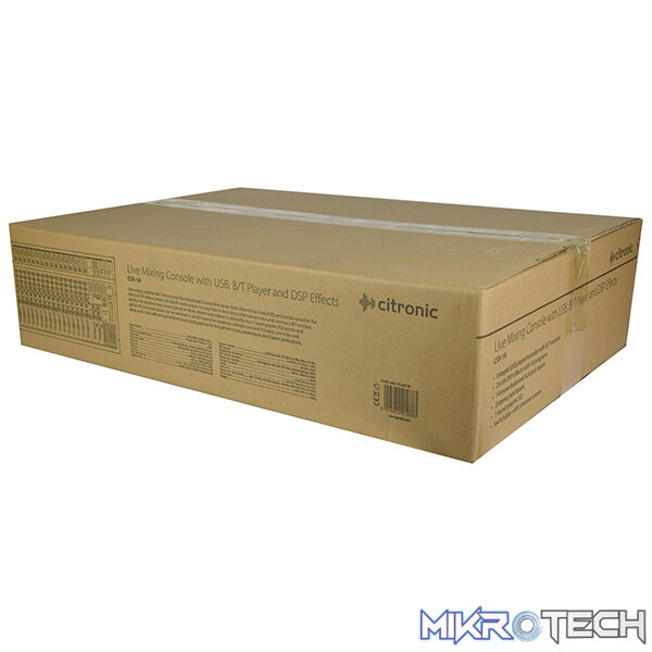 Citronic - Csx-18 Music Mixer Usb/Mp3/Bt With Dsp And Recorder - Image 8