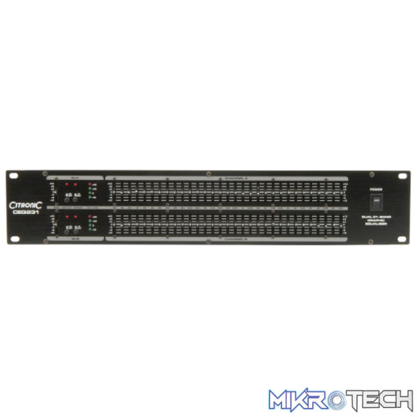 Citronic - Ceq231 Dual 31-Band Graphic Eq - Image 2