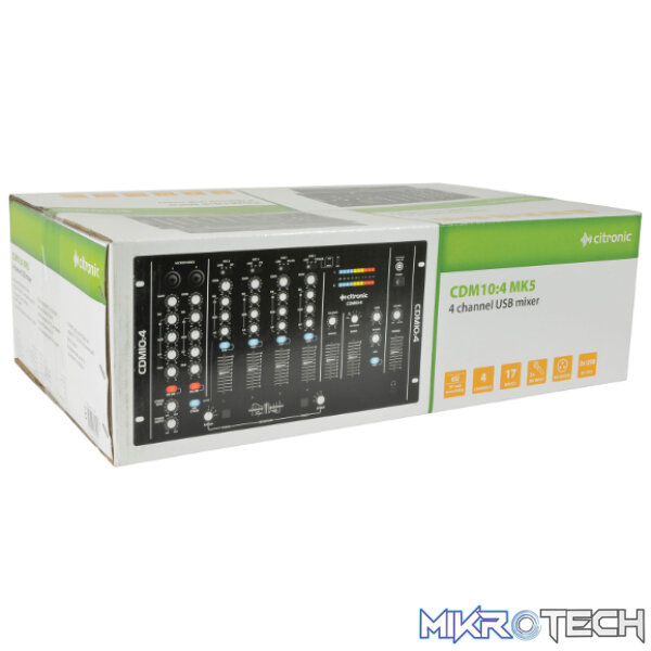 Citronic - Cdm10:4 Usb Mixer - Image 3