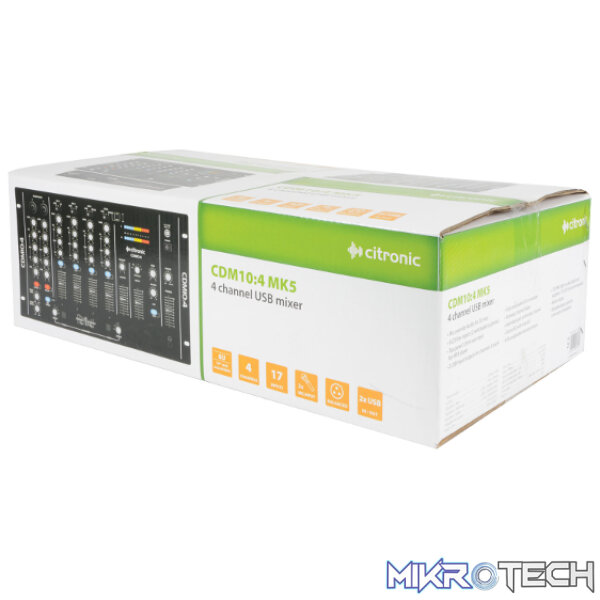 Citronic - Cdm10:4 Usb Mixer - Image 4