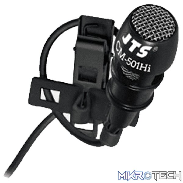 171.809JTS_1 Jts - Cm-501Hic4 Condenser Lapel Microphone With 4 Pin Mini Xlr - Image 1