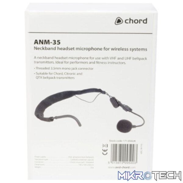 Chord -  Neckband Microphones For Wireless Systems - Image 3