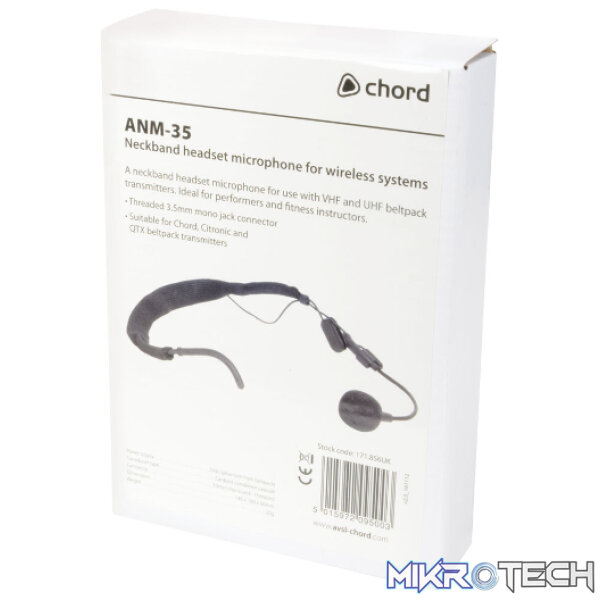 Chord -  Neckband Microphones For Wireless Systems - Image 4