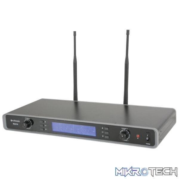 Citronic - Chord -  Ru210-H Tuneable Dual Uhf Handheld Microphone System - Image 2