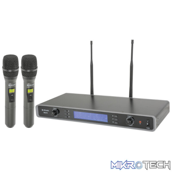 171.970_GS1 Citronic - Chord - Ru210-H Tuneable Dual Uhf Handheld Microphone System - Image 1