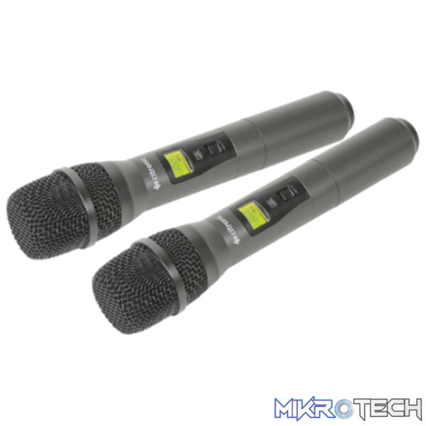 Citronic - Chord -  Ru210-H Tuneable Dual Uhf Handheld Microphone System - Image 5