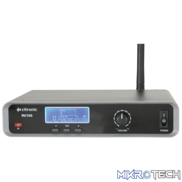 Citronic - Ru105-H Tuneable Uhf Handheld Microphone System - Image 3