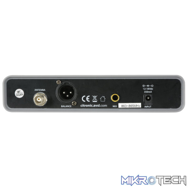 Citronic - Ru105-H Tuneable Uhf Handheld Microphone System - Image 4
