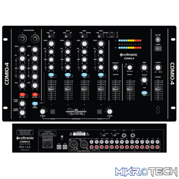 Citronic - Cdm10:4 Usb Mixer - Image 5