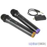 Qtx - U-Mic-863.2+864.8 Dual Usb Handheld Mic Uhf Wireless System