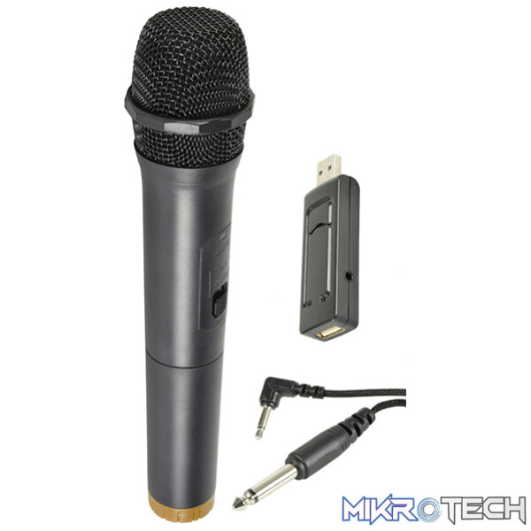 171806QX_3 Qtx - U-Mic-863.2 Wireless Set - Usb Powered Handheld Uhf Microphone - Image 1