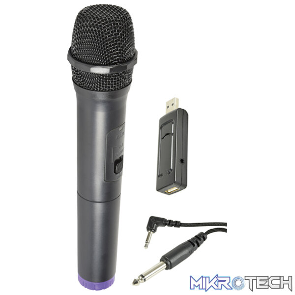171807QX_3 Qtx - U-Mic-864.8 Wireless Set - Usb Powered Handheld Uhf Microphone - Image 1