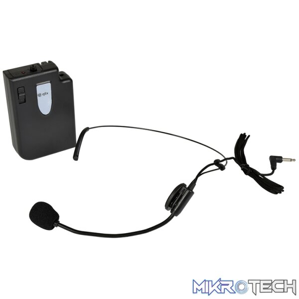 Qtx - U-Mic-863.2+864.8-N Dual Usb Neckband Mic Uhf Wrls System  863.2+864.8Mhz - Image 2