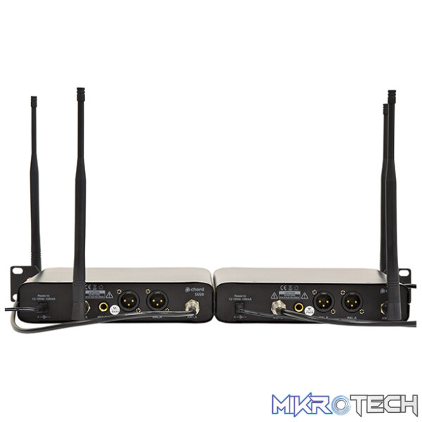 Chord - Su20-H-Rg Compact Dual Handheld Uhf Microphone Sets - Image 3