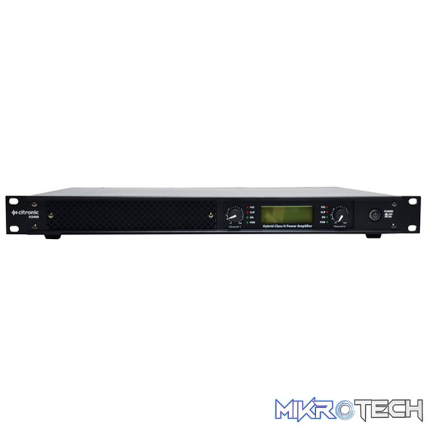172124CT_1 Citronic - H2400 1U 19In Class-H Amplifier 2X 900Wrms - Image 1