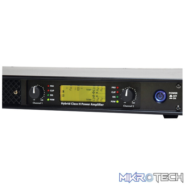 Citronic - H2400 1U 19In Class-H Amplifier 2X 900Wrms - Image 5