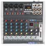 Vonyx - Vmm-K602 Music Mixer Dsp/Bt/Mp3/Usb/Rec - Image 2