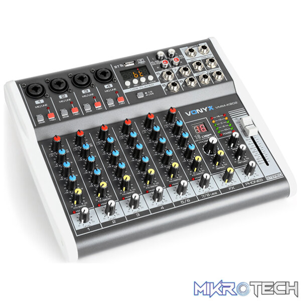 172590VX_1 Vonyx - Vmm-K802 Music Mixer Dsp/Bt/Mp3/Usb/Rec - Image 1