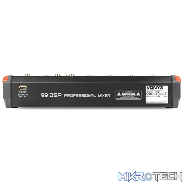 Vonyx - Vm-Kg08 8Ch Music Mixer Bt/Mp3/Usb/Dsp Record - Image 2
