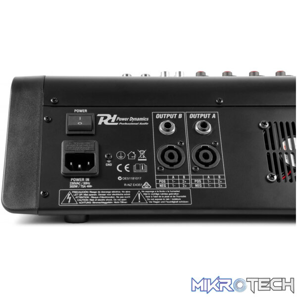 Power Dynamics - Pdm-M604A Powered Music Mixer - Image 6