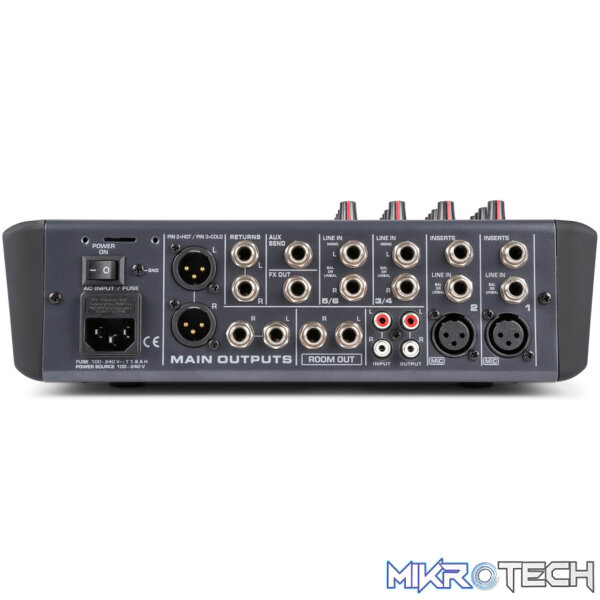 Power Dynamics - Pdm-S604 Stage Mixer With Dsp/Bt/Usb/Mp3 - Image 6