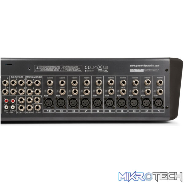 Power Dynamics - Pdm-S2004 Stage Mixer Stage Mixer With Dsp/Bt/Usb/Mp3 - Image 8