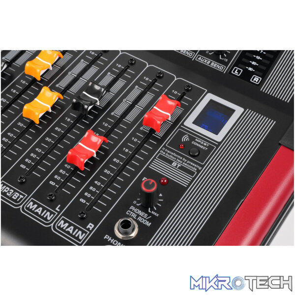 Power Dynamics - Pdm-S804A Powered Stage Mixer With Dsp/Bt/Usb/Mp3 - Image 3