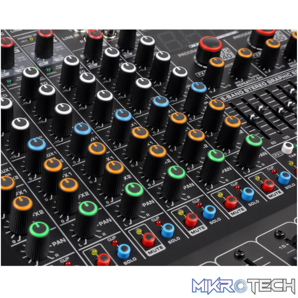 Power Dynamics - Pdm-S804A Powered Stage Mixer With Dsp/Bt/Usb/Mp3 - Image 4
