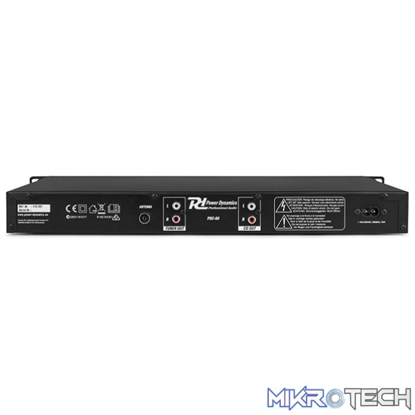 Power Dynamics - Pdc-60 Usb/Cd Player/Fm/Dab+ - Image 4