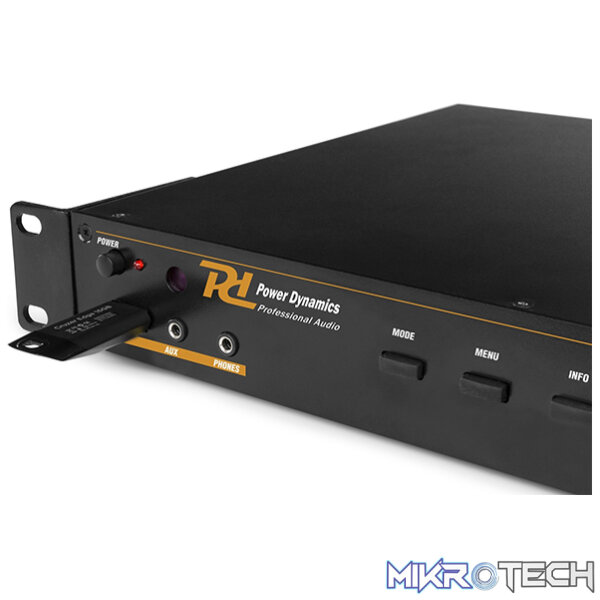 Power Dynamics - Pdc-40 Dab+ Fm/Usb/Bt Multimedia Audio Player 1U - Image 5