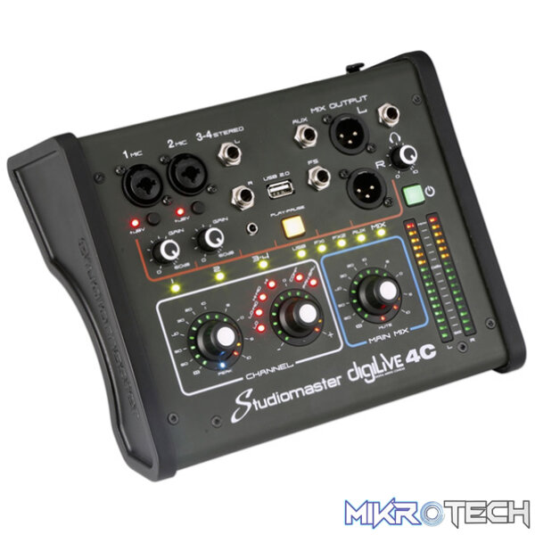 Studiomaster - Digilive4C 4 Ch Digital Console - Image 2