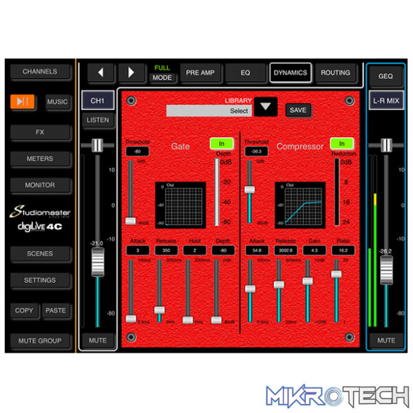 Studiomaster - Digilive4C 4 Ch Digital Console - Image 5