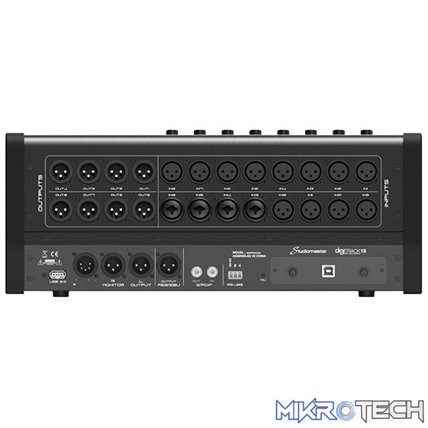 Studiomaster - Digitrack18 18 Ch Extensible Digital Console - Image 2