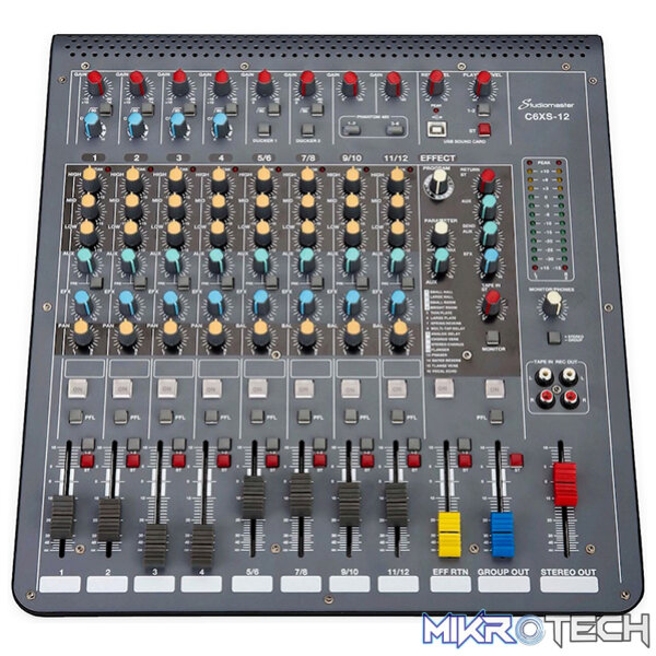 172934SM_1 Studiomaster - C6Xs-12 12 Channel Compact Mixer - Image 1