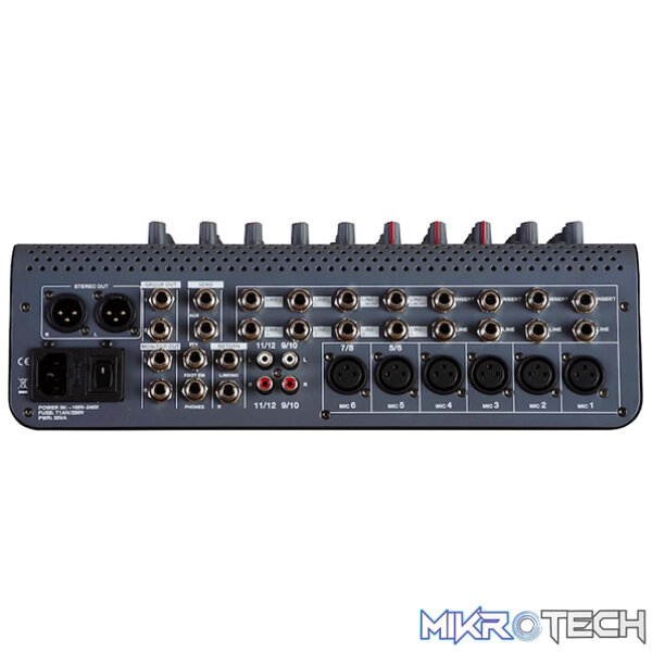 Studiomaster - C6Xs-12 12 Channel Compact Mixer - Image 2